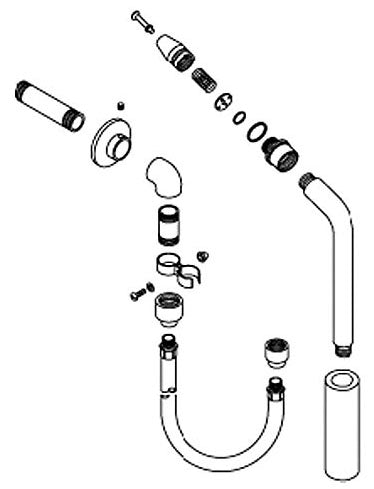 KOHLER Hose/Spry Sup Assy