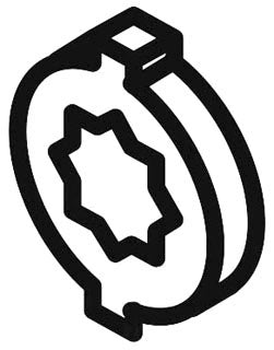 KOHLER Nut, .312-24Unf-2B