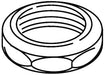 KOHLER Nut,Hex,3/20-Unef-2B
