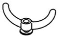 KOHLER Clamp For Flush Ball Seat