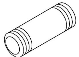 KOHLER Nipple, 3/8-18 Npt X 2