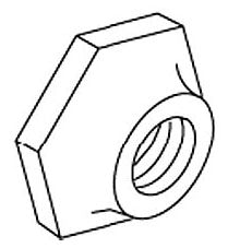 KOHLER Nut, 1-20 Unef