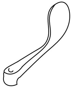 KOHLER Handle, 4 Blade Cold
