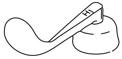 KOHLER Handle Sa, 4 Blade Hot