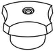 KOHLER Handle, 4 Arm Hot