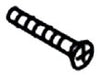 KOHLER Screw, 8-32 X 1.25, Oval Countersunk