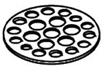 KOHLER Plate, Service Sink Drain