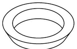 KOHLER Washer, Rubber