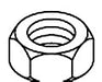 KOHLER Nut, .375-16Unc-2B