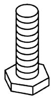 KOHLER Bolt, 3/8-16 X 1.750