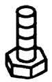 KOHLER Screw 5/16-18 X .75
