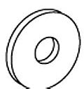 KOHLER Washer, .310 Id X 1.00 Od