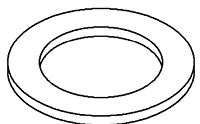 KOHLER Gasket, Rubber