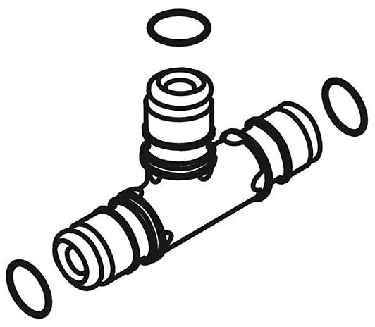 KOHLER Assembly, Quick Connect Tee