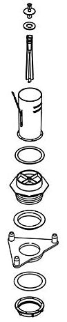 KOHLER Flush Valve Kit, 1.28