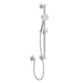 ROHL MB2046 Handshower Set With 24" Slide Bar and 5-Function Handshower