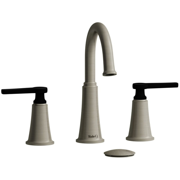 Riobel MMRD08 Momenti Widespread Lavatory Faucet with C-Spout