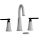 Riobel MMRD08 Momenti Widespread Lavatory Faucet with C-Spout