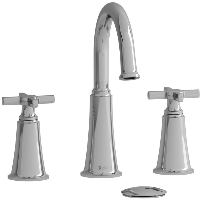 Riobel MMRD08 Momenti Widespread Lavatory Faucet with C-Spout