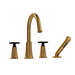 Riobel MMRD12 Momenti 4-Hole Deck Mount Tub Filler with C-Spout
