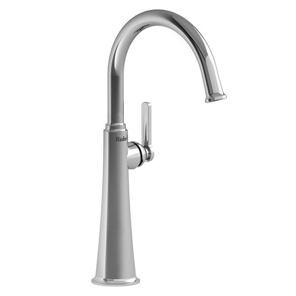 Riobel MMRDL01 Momenti Single Handle Tall Lavatory Faucet with C-Spout