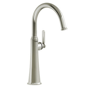 Riobel MMRDL01 Momenti Single Handle Tall Lavatory Faucet with C-Spout