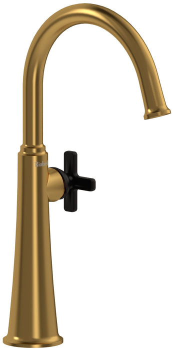 Riobel MMRDL01 Momenti Single Handle Tall Lavatory Faucet with C-Spout