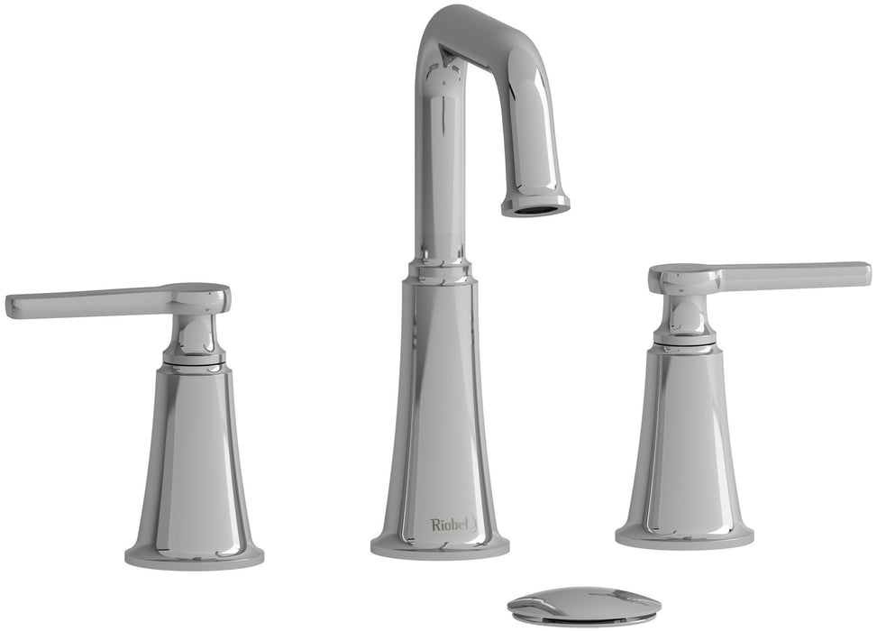 Riobel MMSQ08 Momenti Widespread Lavatory Faucet with U-Spout