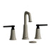 Riobel MMSQ08 Momenti Widespread Lavatory Faucet with U-Spout
