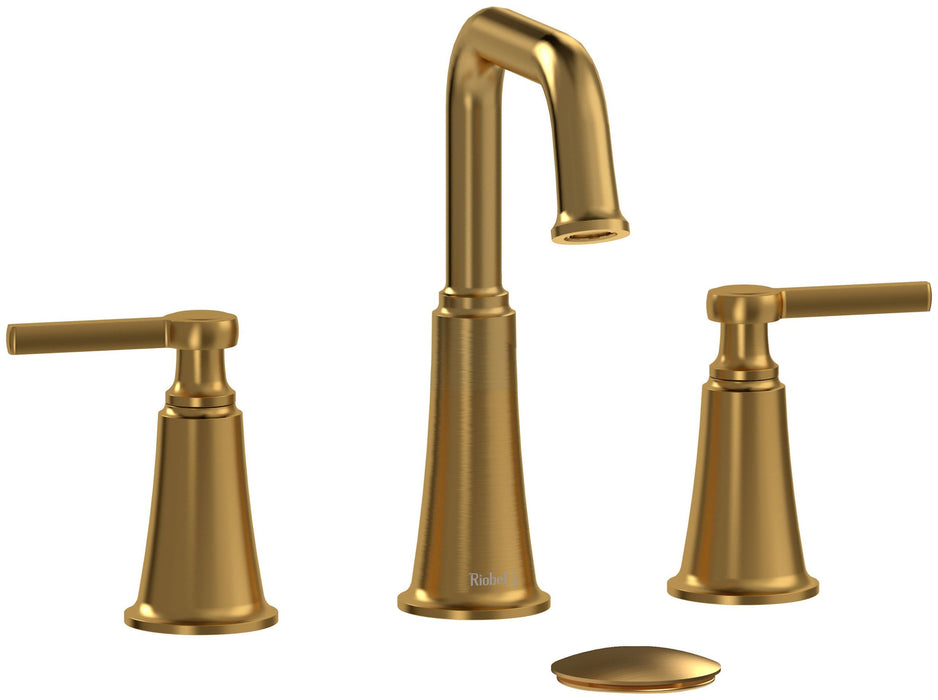 Riobel MMSQ08 Momenti Widespread Lavatory Faucet with U-Spout