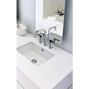 Riobel MMSQ08 Momenti Widespread Lavatory Faucet with U-Spout