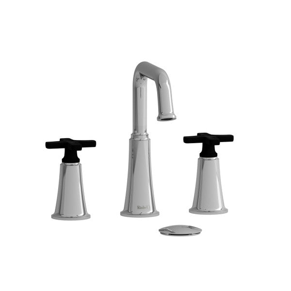 Riobel MMSQ08 Momenti Widespread Lavatory Faucet with U-Spout