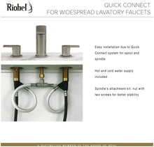 Load image into Gallery viewer, Riobel MMSQ08 Momenti Widespread Lavatory Faucet with U-Spout
