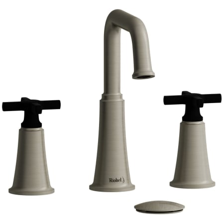 Riobel MMSQ08 Momenti Widespread Lavatory Faucet with U-Spout