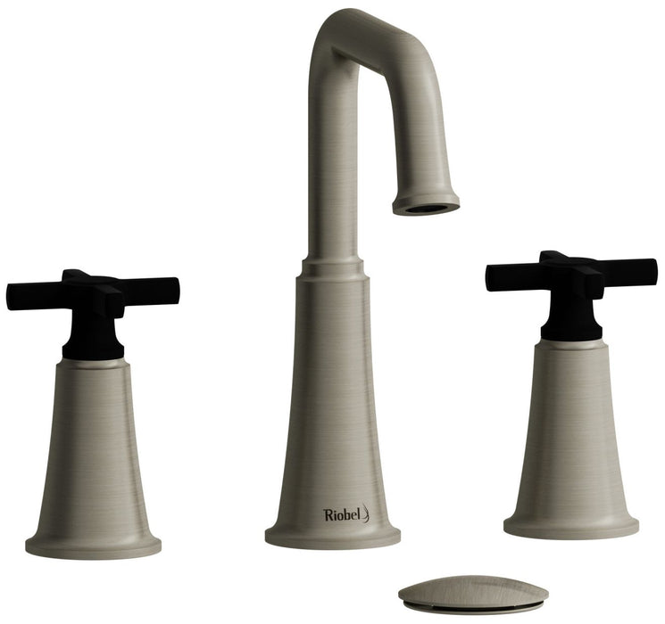 Riobel MMSQ08 Momenti Widespread Lavatory Faucet with U-Spout