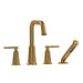 Riobel MMSQ12 Momenti 4-Hole Deck Mount Tub Filler with U-Spout