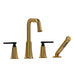 Riobel MMSQ12 Momenti 4-Hole Deck Mount Tub Filler with U-Spout