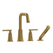 Riobel MMSQ12 Momenti 4-Hole Deck Mount Tub Filler with U-Spout