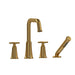 Riobel MMSQ12 Momenti 4-Hole Deck Mount Tub Filler with U-Spout