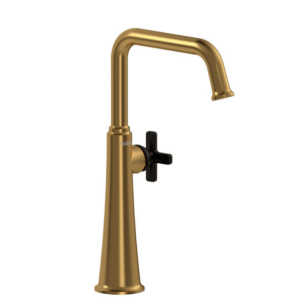 Riobel MMSQL01 Momenti Single Handle Tall Lavatory Faucet with U-Spout