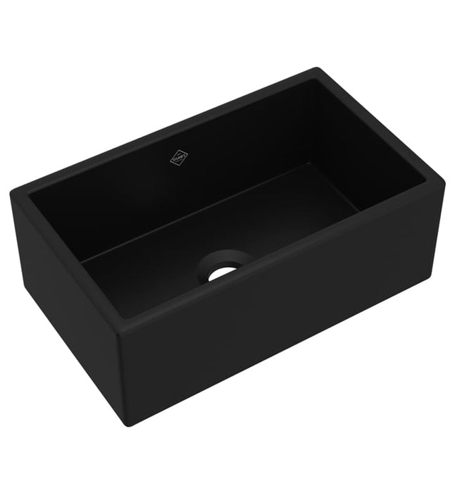 Shaws MS3018 30" Shaker Single Bowl Farmhouse Apron Front Fireclay Kitchen Sink