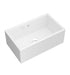 Shaws MS3018 30" Shaker Single Bowl Farmhouse Apron Front Fireclay Kitchen Sink