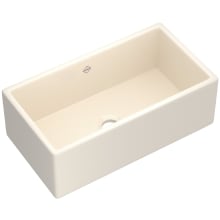 Shaws MS3318 33" Shaker Single Bowl Apron Front Fireclay Kitchen Sink
