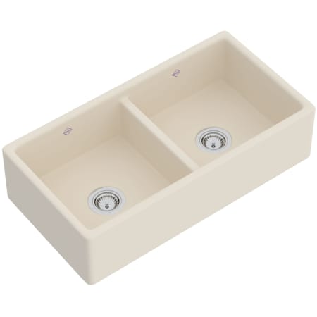 Shaws 35" Shaker Double Bowl Apron Front Fireclay Kitchen Sink