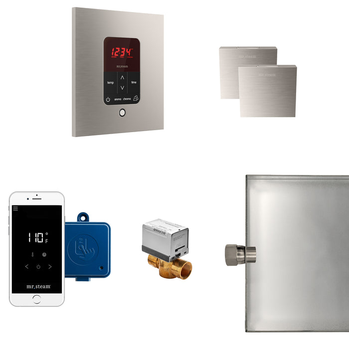 Mr. Steam MSBUTLERXSQ-BN MS Butler® Max Square in Brushed Nickel
