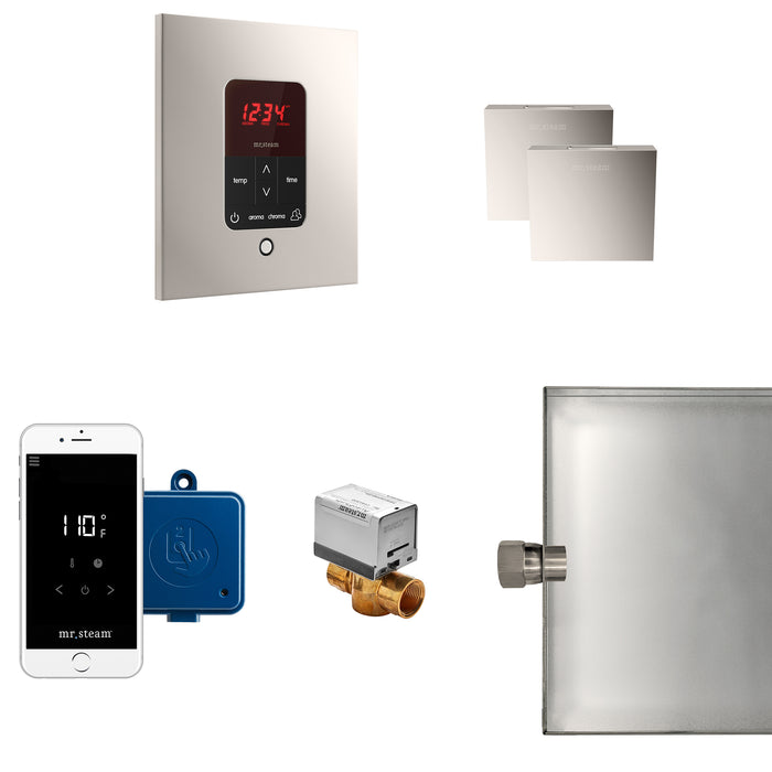 Mr. Steam MSBUTLERXSQ-PN MS Butler® Max Square in Polished Nickel