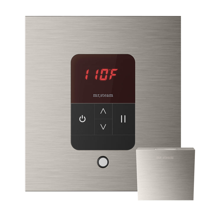 Mr. Steam MSITEMPOSQ-BN iTempo® Square in Brushed Nickel