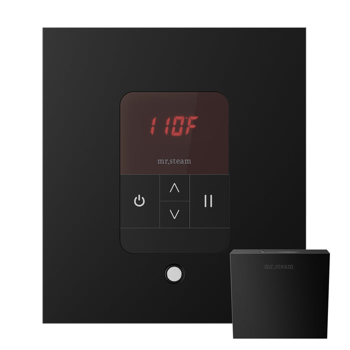 Mr. Steam MSITEMPOSQ-MB iTempo® Square in Matte Black