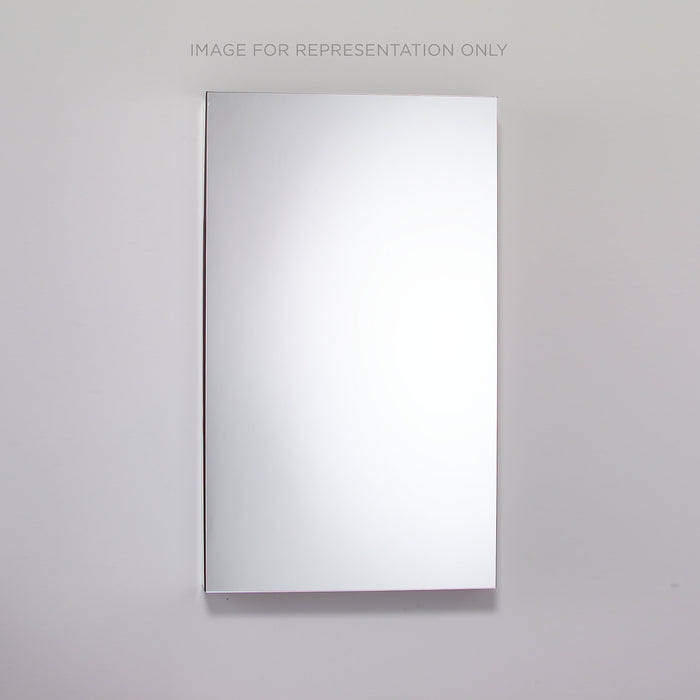 M Series 23-1/4" x 39-3/8" x 8" flat top cabinet with polished edge, left hinge and electric