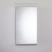 M Series 23-1/4" x 39-3/8" x 8" flat top cabinet with polished edge, left hinge and electric